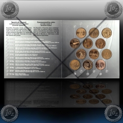 SLOVENIJA 12 x 5 Tolarjev (KOMPLET) BU